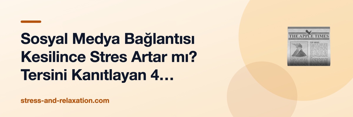 Sosyal Medya Bağlantısı Kesilince Stres Artar mı? Tersini Kanıtlayan 4 Araştırma